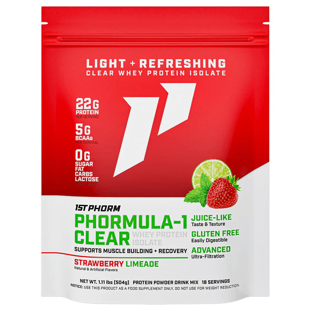 1st Phorm Phormula - 1 Clear Protein Powder 18 Serves Strawberry Limeade