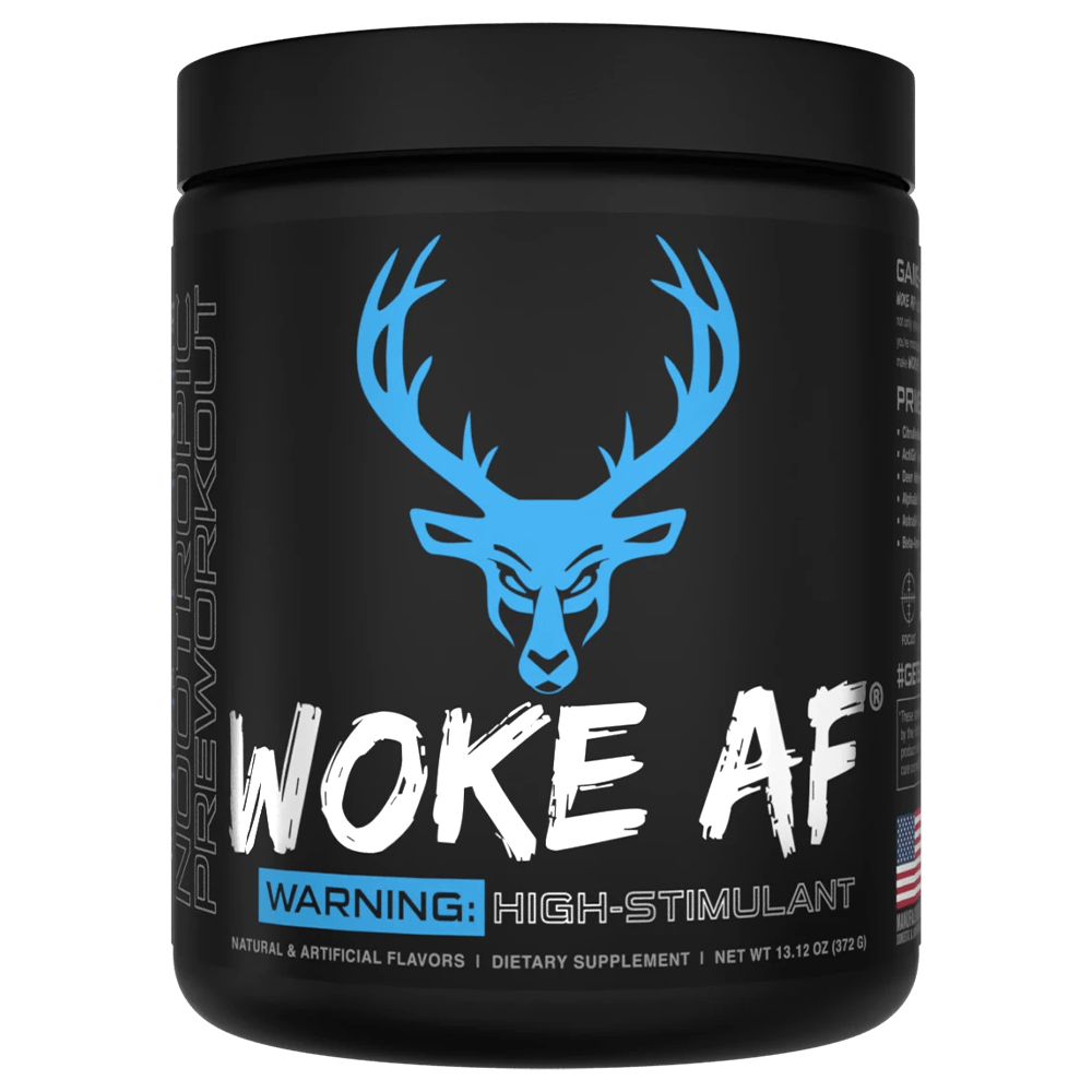 Bucked Up Woke AF Pre - Workout 30 Serves Blue Raz