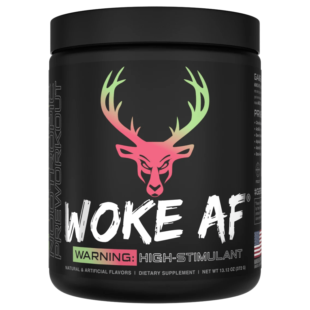 Bucked Up Woke AF Pre - Workout 30 Serves Strawberry Kiwi