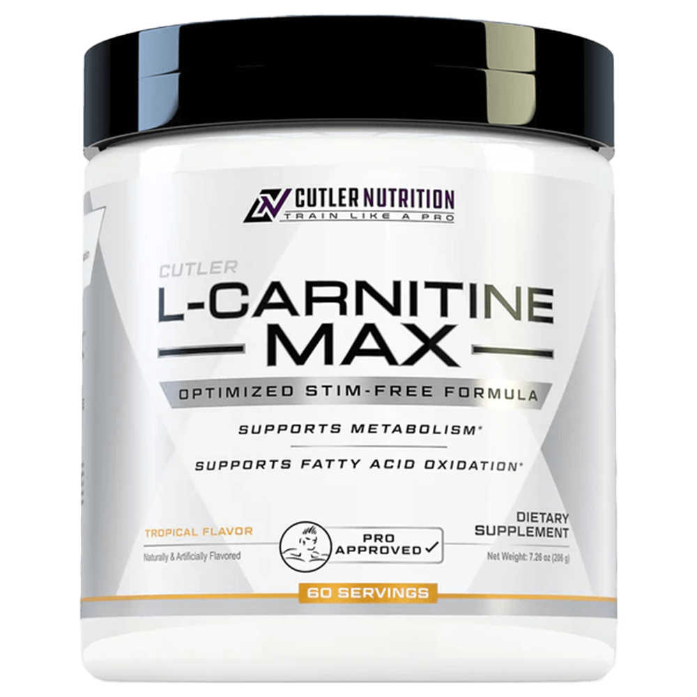 Cutler Nutrition L - Carnitine Max Fat Burner 60 Serves Tropical
