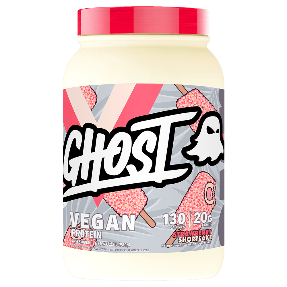 Ghost Vegan Protein Powder 28 Serves Strawberry Shortcake
