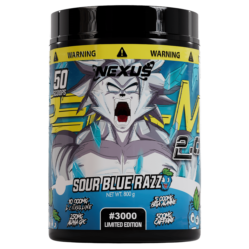 Nexus Sports Nutrition Per4m 2.0 Pre - Workout 50 Serves Sour Blue Razz