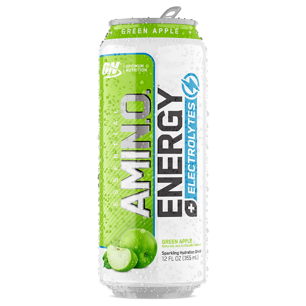 Optimum Nutrition Amino Energy + Electrolytes Sparkling RTD Energy Drink 355mL Grape
