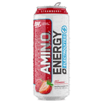 Optimum Nutrition Amino Energy + Electrolytes Sparkling RTD Energy Drink 355mL Strawberry