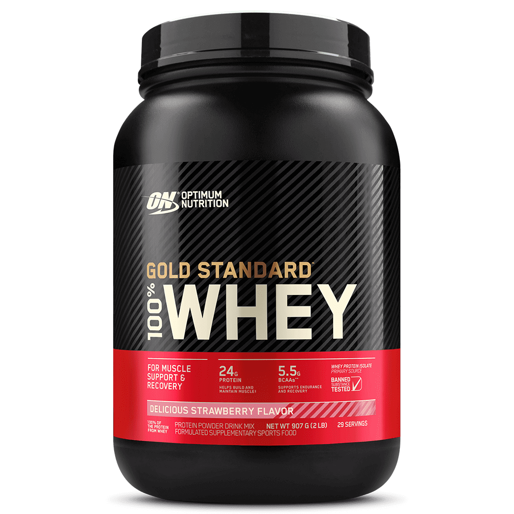 Optimum Nutrition Gold Standard 100% Whey Protein Protein Powder 907 g Delicious Strawberry