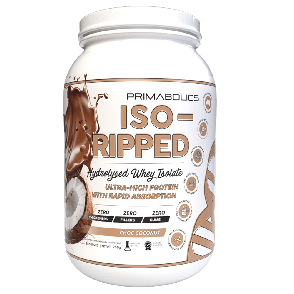 Primabolics Iso - Ripped Protein Powder 25 Serves Choc Coconut