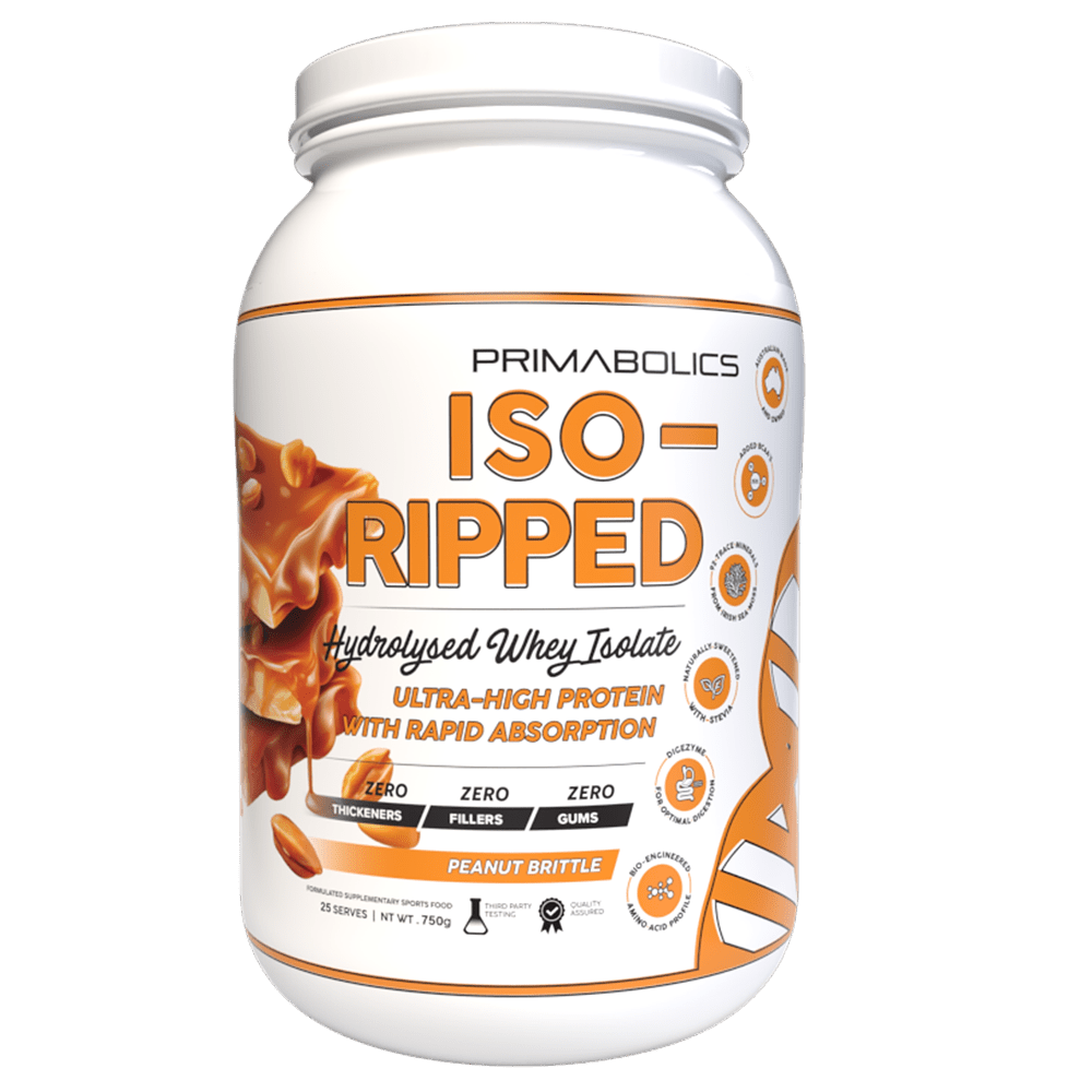 Primabolics Iso - Ripped Protein Powder 25 Serves Peanut Brittle