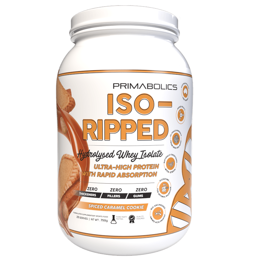 Primabolics Iso - Ripped Protein Powder 25 Serves Spiced Caramel Cookie