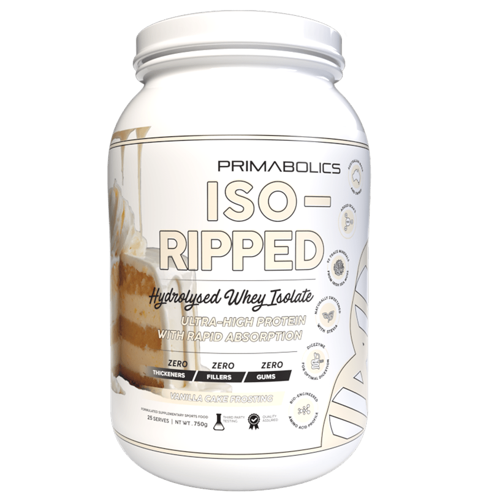Primabolics Iso - Ripped Protein Powder 25 Serves Vanilla Cake Frosting