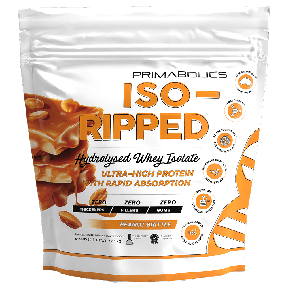 Primabolics Iso - Ripped V2 Protein Powder 55 Serves Peanut Brittle