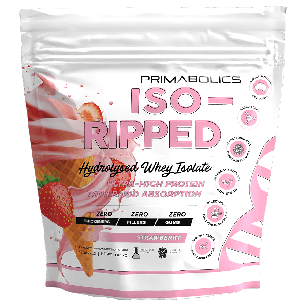 Primabolics Iso - Ripped V2 Protein Powder 55 Serves Strawberry