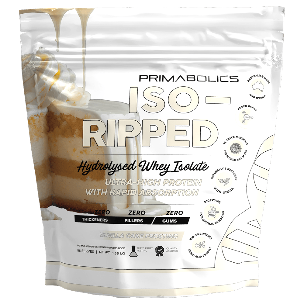 Primabolics Iso - Ripped V2 Protein Powder 55 Serves Vanilla Cake Frosting