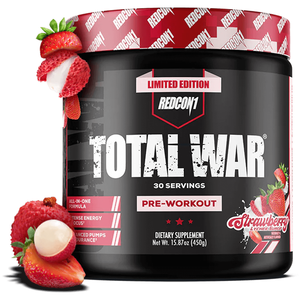 RedCon1 Total War Pre - Workout 30 Serves Strawberry Lychee