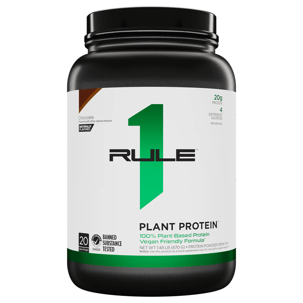 Rule 1 Plant Protein Protein Powder 20 Serves Chocolate Fudge