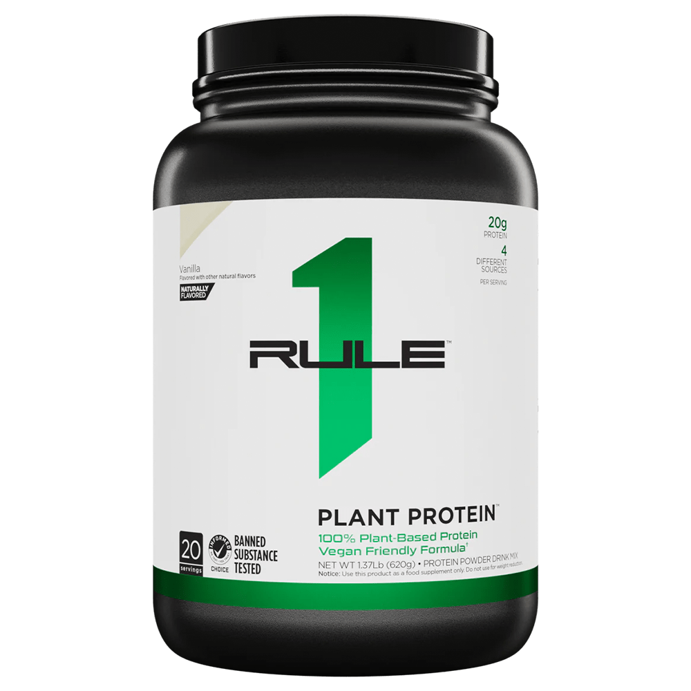Rule 1 Plant Protein Protein Powder 20 Serves Vanilla Creme