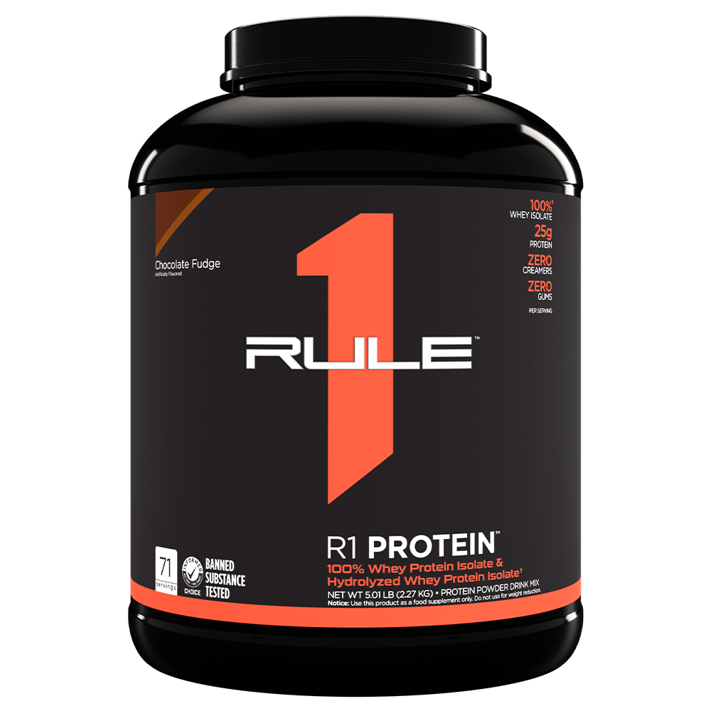 Rule 1 R1 Isolate Protein Protein Powder 2.27kg Chocolate Fudge