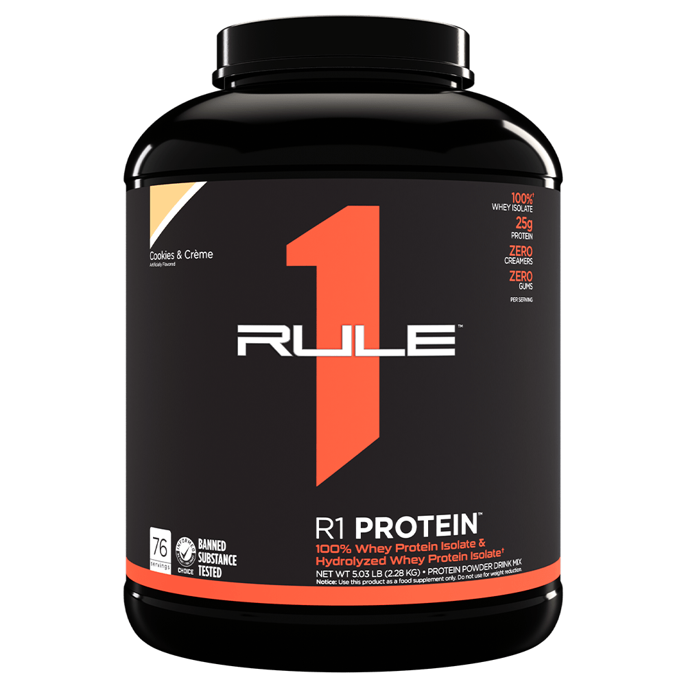 Rule 1 R1 Isolate Protein Protein Powder 2.27kg Cookies & Creme
