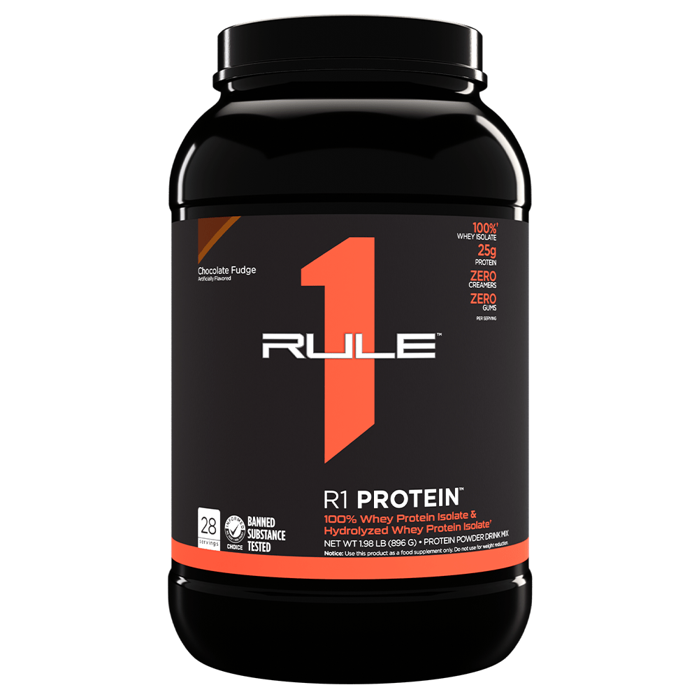 Rule 1 R1 Isolate Protein Protein Powder 900g Chocolate Fudge