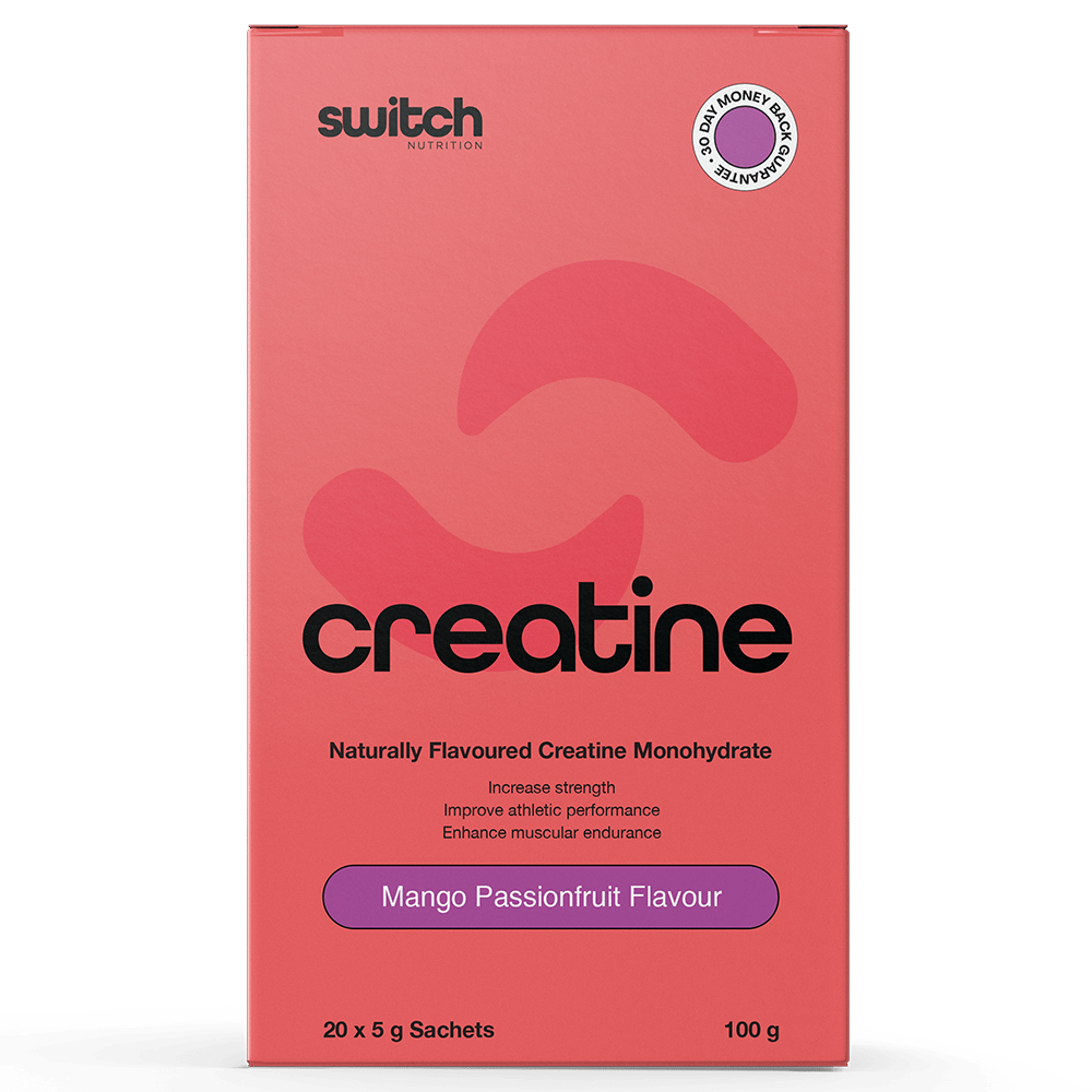 Switch Nutrition Flavoured Creatine Creatine 20 Serves (Sticks) Mango Passionfruit