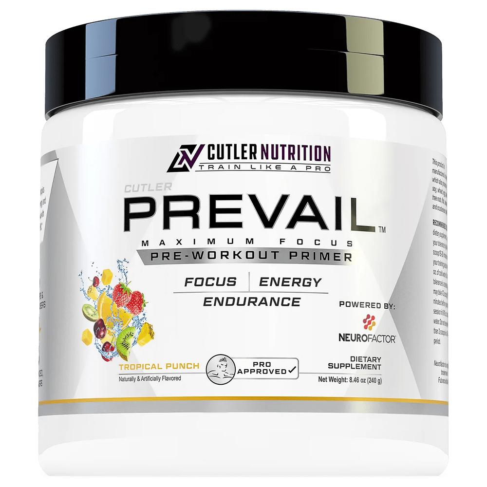 Cutler Nutrition Prevail Pre-Workout 40 Serves Tropical Punch