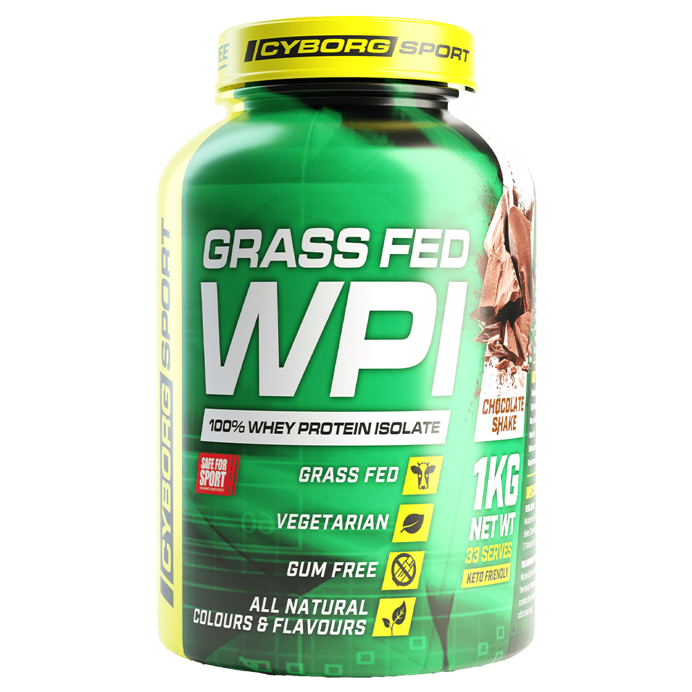 Cyborg Sport Grass Fed WPI Protein Powder 1 Kg Chocolate