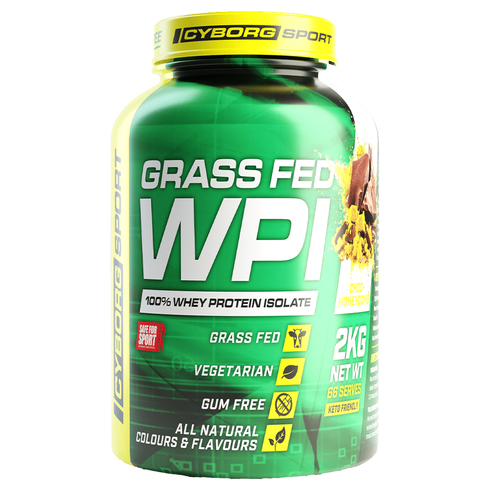 Cyborg Sport Grass Fed WPI Protein Powder 2 Kg Choc-Honeycomb