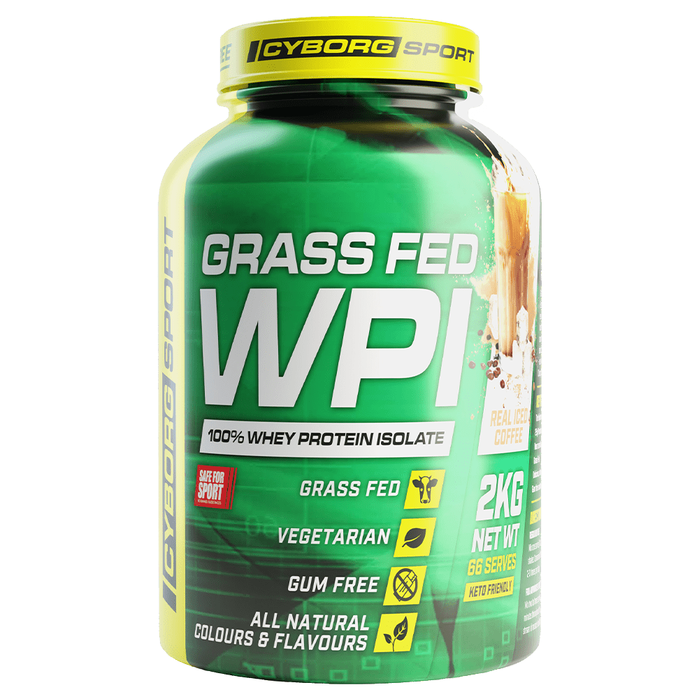 Cyborg Sport Grass Fed WPI Protein Powder 2 Kg Real Iced Coffee