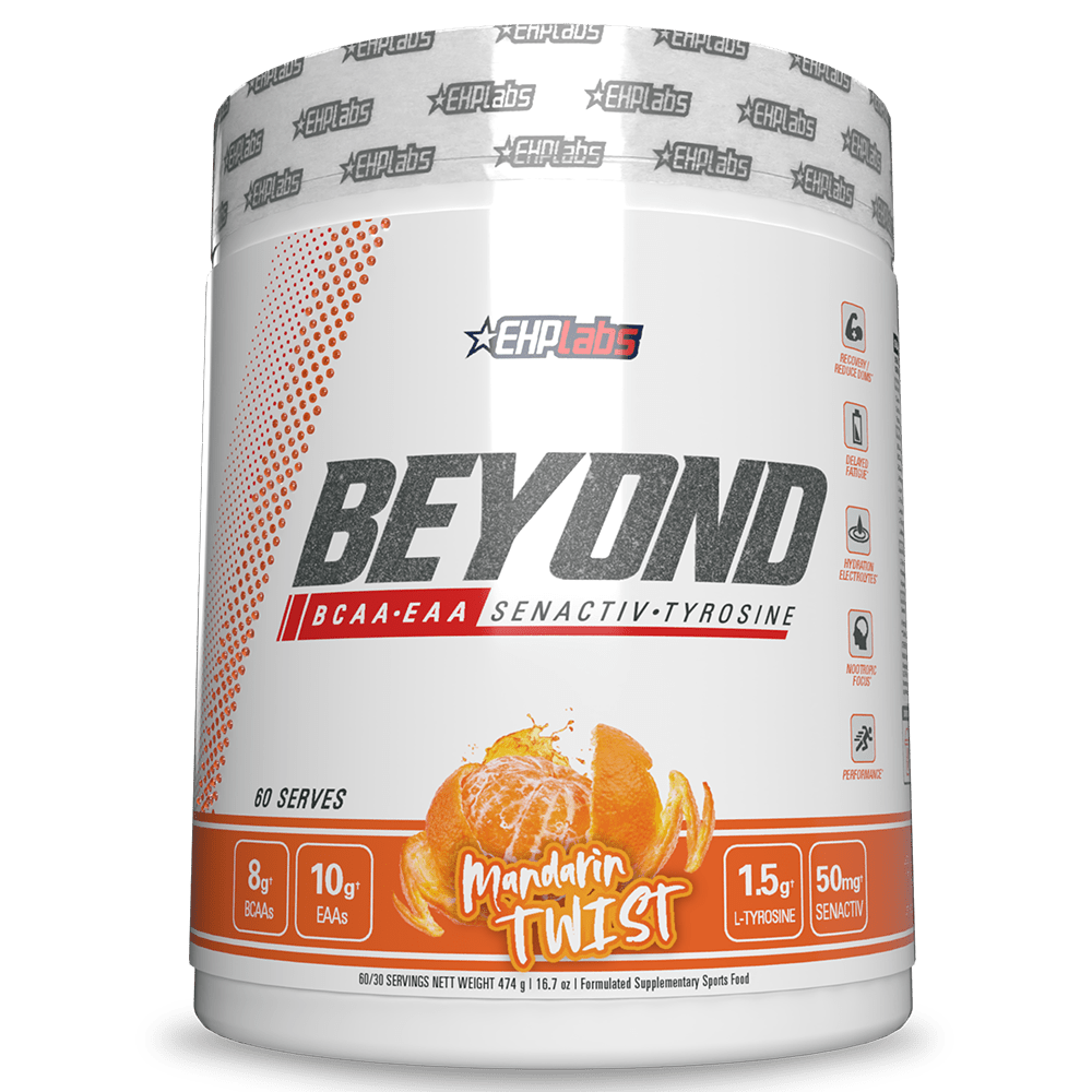 EHPlabs Beyond BCAA+EAA Aminos 60 Serves Mandarin Twist