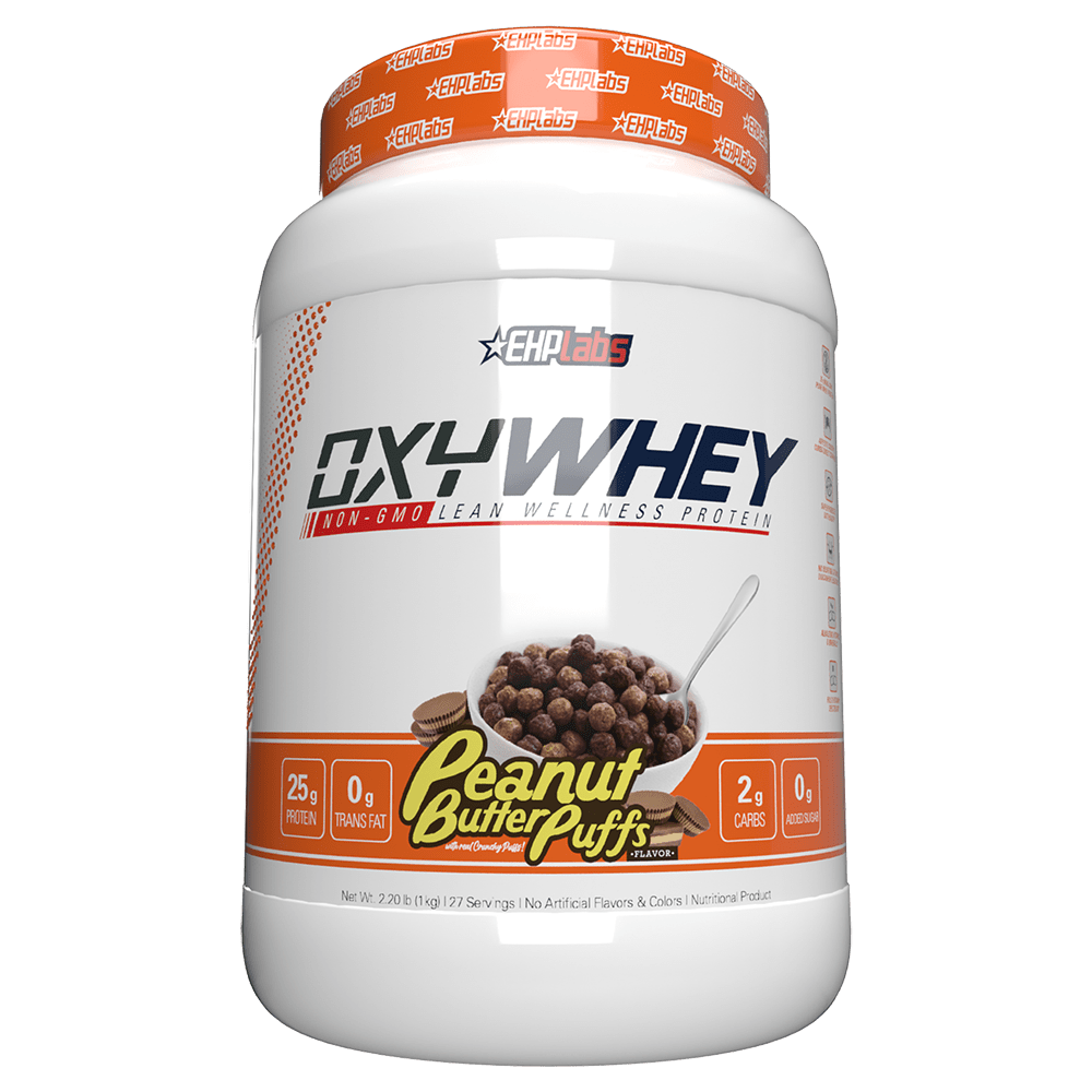 EHPlabs OxyWhey Protein Powder 27 Serves Peanut Butter Puffs