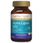 Herbs of Gold Alpha Lipoic 300 Vitamins 60 Capsules