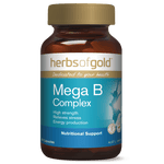 Herbs of Gold Mega B Complex Vitamins 60 Capsules