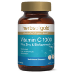 Herbs of Gold Vitamin C 1000 Plus Zinc & Bioflavonoids Vitamins 60 Tablets