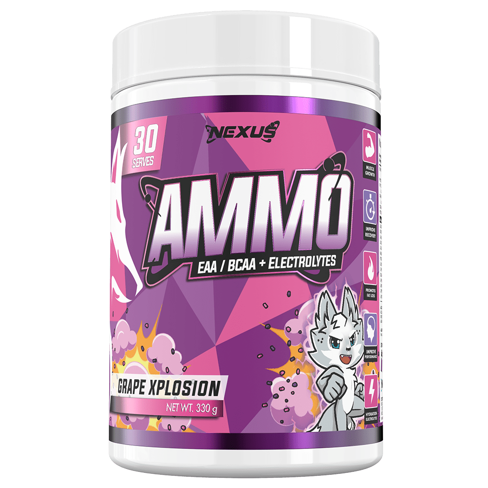 Nexus Sports Nutrition Ammo Aminos 30 Serves Grape Xplosion