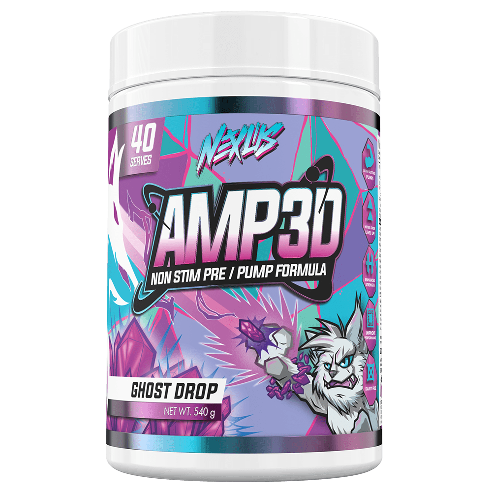 Nexus Sports Nutrition Amp3d Pre-Workout 40 Serves Ghost Drop