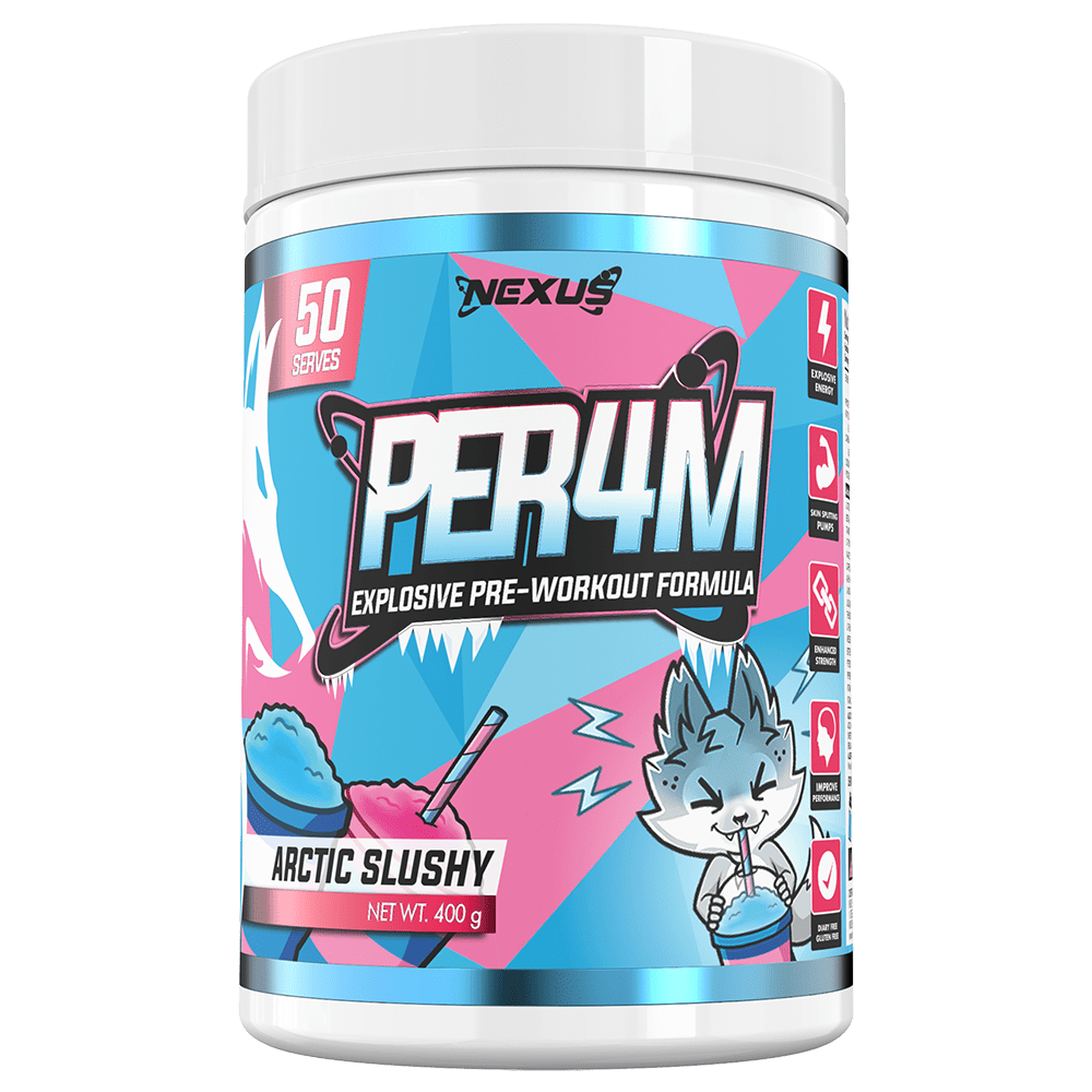 Nexus Sports Nutrition Per4m Pre-Workout 50 Serves Arctic Slushie