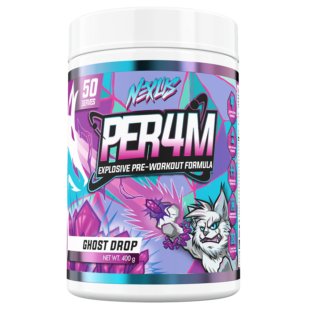 Nexus Sports Nutrition Per4m Pre-Workout 50 Serves Ghost Drop