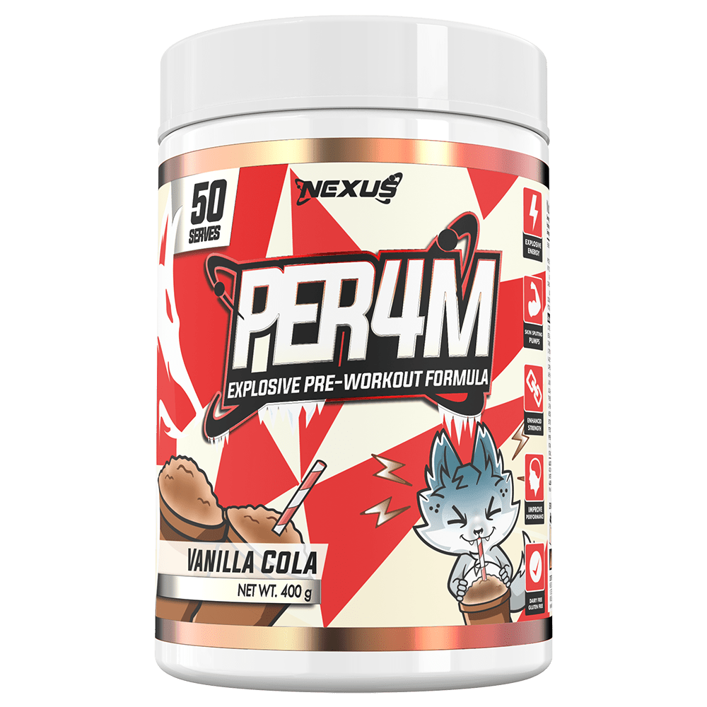Nexus Sports Nutrition Per4m Pre-Workout 50 Serves Vanilla Cola