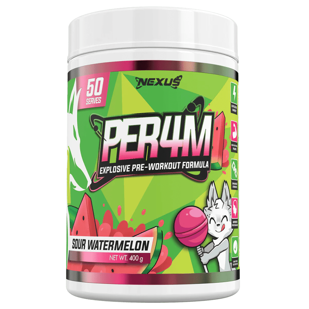 Nexus Sports Nutrition Per4m Pre-Workout 50 Serves Watermelon