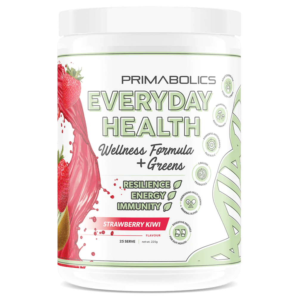 Primabolics Everyday Health Greens 25 Serves Strawberry Kiwi