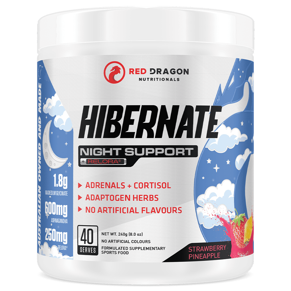 Red Dragon Nutritionals Hibernate Sleep Support 40 Serves Strawberry Pineapple