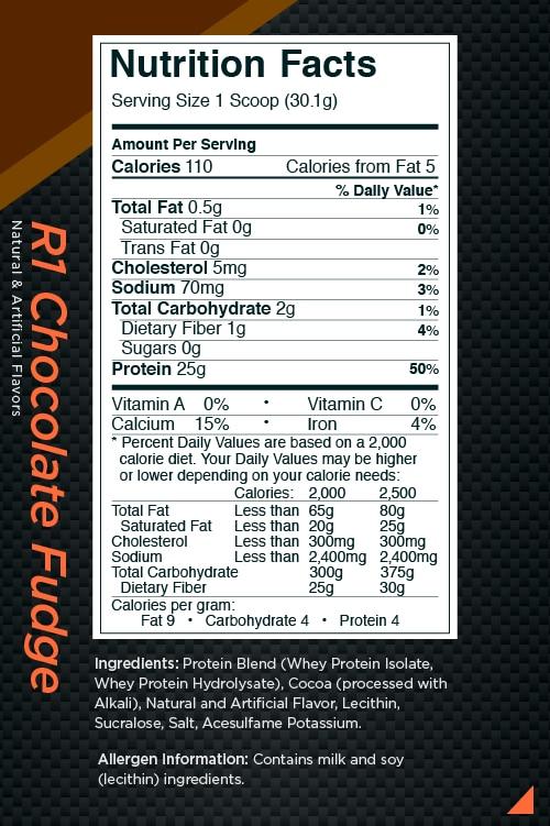 Rule 1 R1 Isolate Protein Protein Powder 900g Vanilla Ice Cream