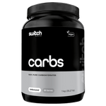 Switch Nutrition 100% Pure Carbs Carbohydrates 1kg Unflavoured