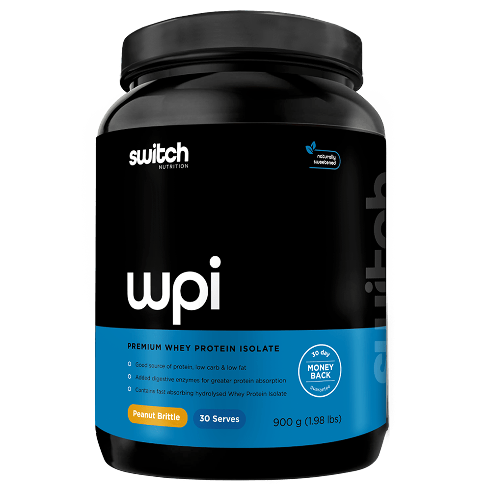 Switch Nutrition WPI 95 Switch Protein Powder 30 Serves Peanut Brittle