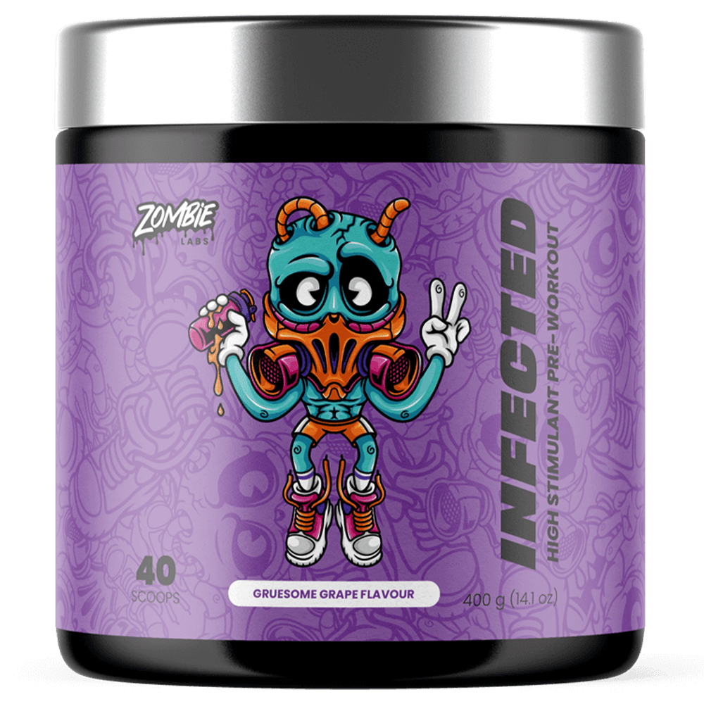 Zombie Labs Infected Pre-Workout 40 Serves Gruesome Grape