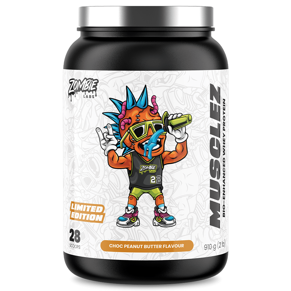 Zombie Labs Musclez Protein Powder 28 Serves Choc Peanut Butter