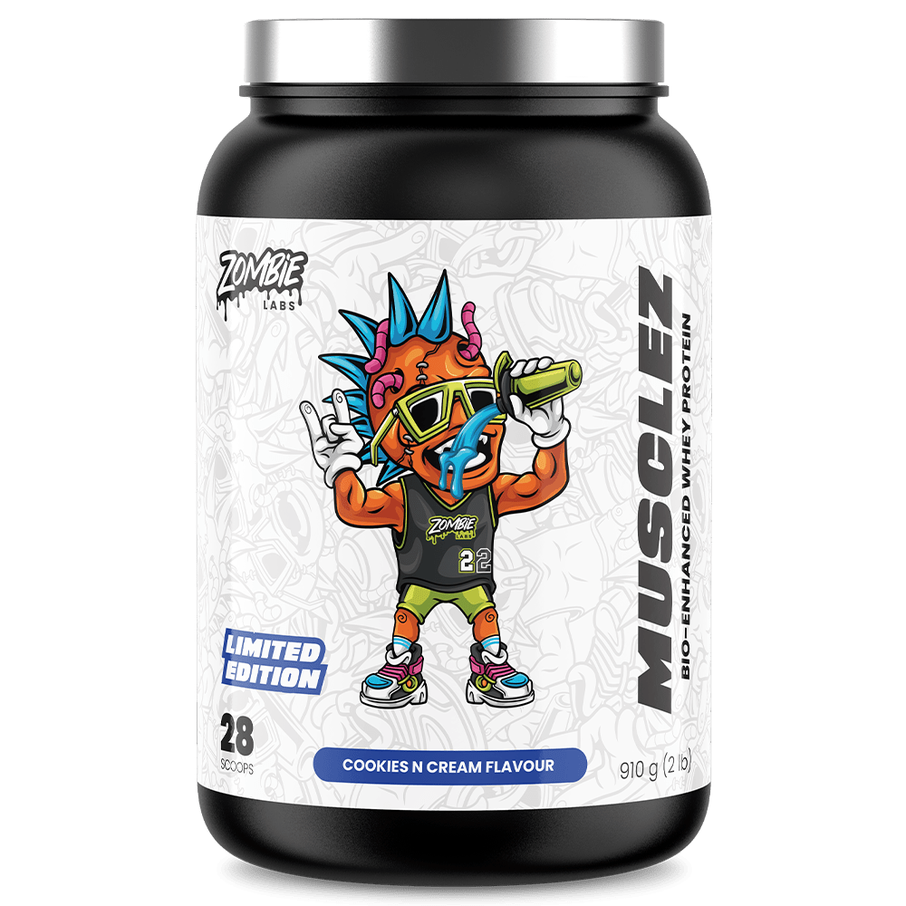 Zombie Labs Musclez Protein Powder 28 Serves Cookies N Cream