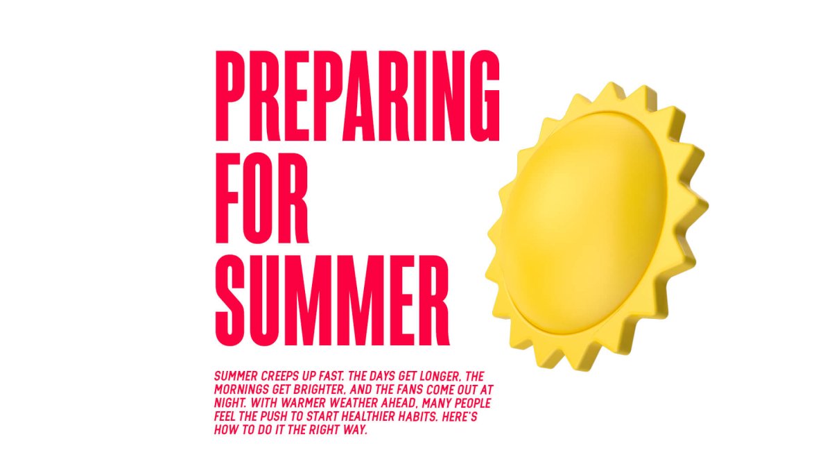 Your Preparing For Summer Checklist - MJ Fitness