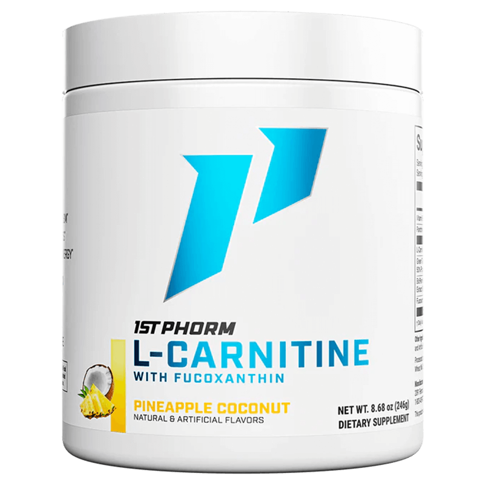 1st Phorm L-Carnitine with Fucoxanthin Fat Burner 60 Serves Pineapple Coconut
