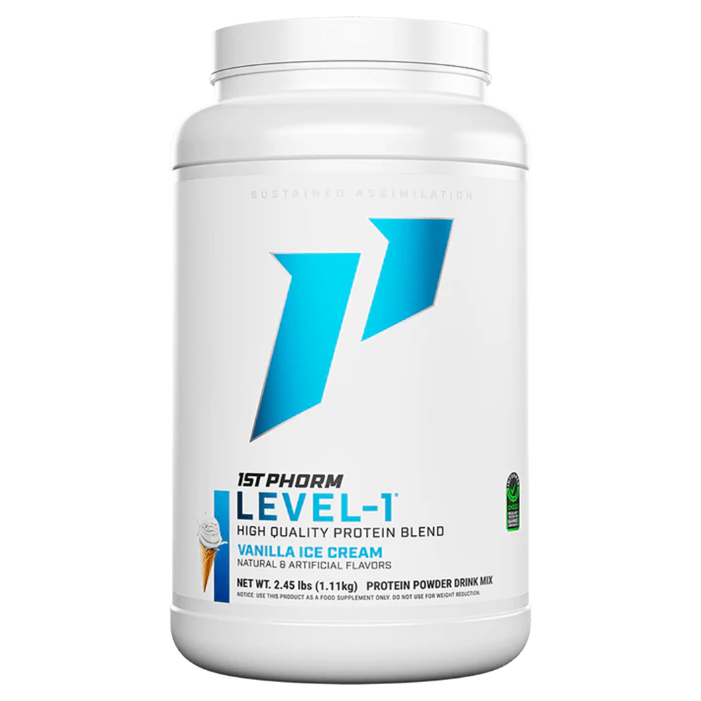 1st Phorm Level - 1 Protein Powder 30 Serves Vanilla Ice Cream