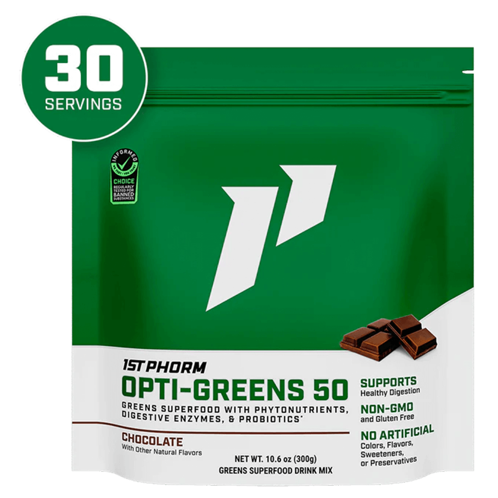 1st Phorm Opti - Greens - 50 Greens 30 Serves Chocolate